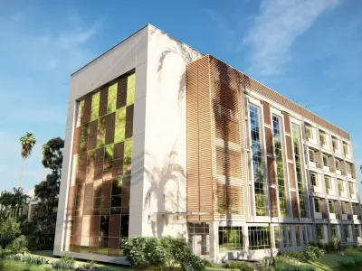 Residental Building 02 3D model