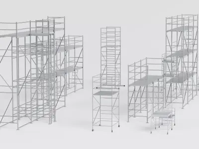 -Scaffoldings Set- 3D model
