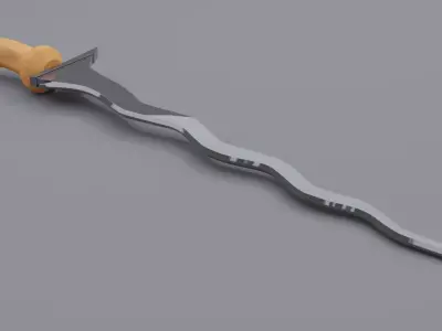 keris set 3D model