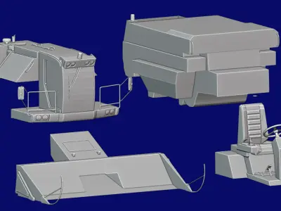 Yenisei 950 3D Printable - STL File For Download 3D model