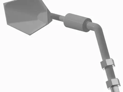 Motorcycle Mirror Cover 3D print model