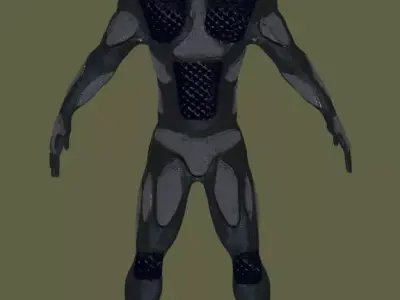Sci-Fi Character 3D model get