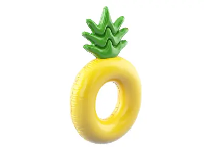 Inflatable Pineapple Pool Toy 3D model