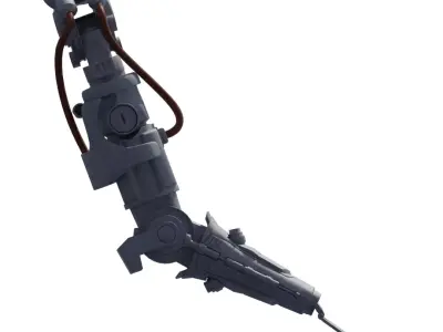 mecha arm Free 3D model