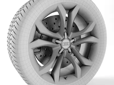 Audi TTs Wheel  3D model