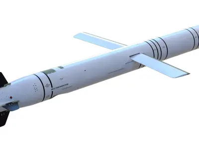 9M727 version of R-500 missile for Iskander-K system 3D model purchase
