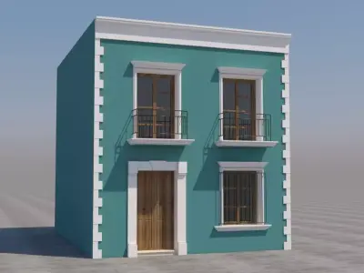 Mexican House 3D model purchase