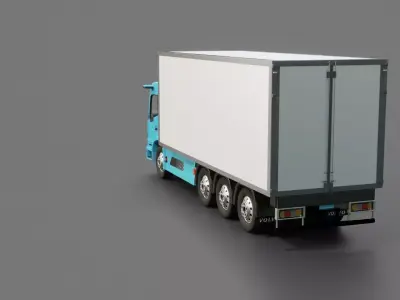 Volvo Electric FMX Cargo Truck 3D model