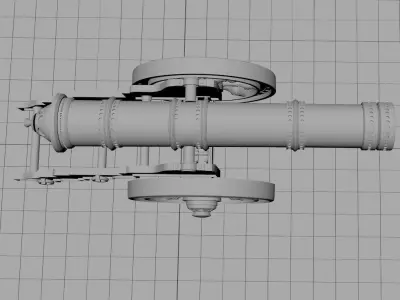 Cannon 3D 3D model