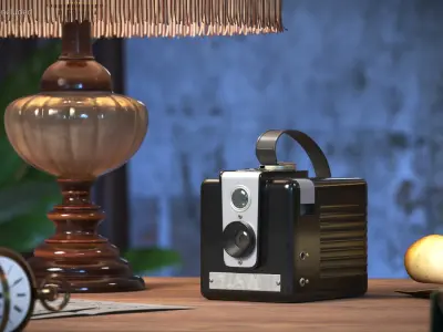  Retro Bakelite Photography Box Camera 