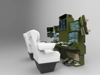 Drone Command Center 3D model