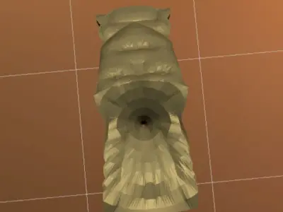 Antique piece Free low-poly 3D model