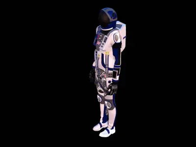 Astronaut Spacesuit United Kingdom 3D model