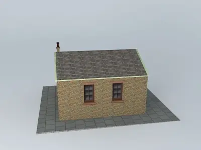 Eco Rail Yard Storage Shed Dummy! Old Steam Days Free 3D model