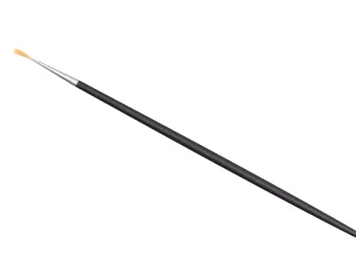 Artistic Paintbrush Round PBR 2 3D model