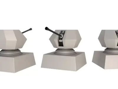 Generic Turret Gun 3D model