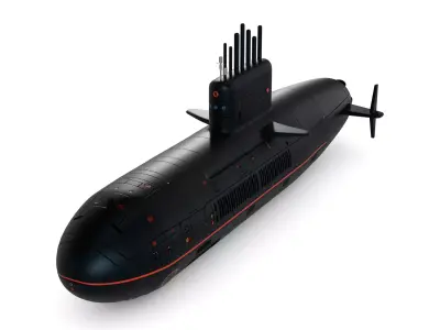 submarine 3D model by blackorgrey from CGTrader