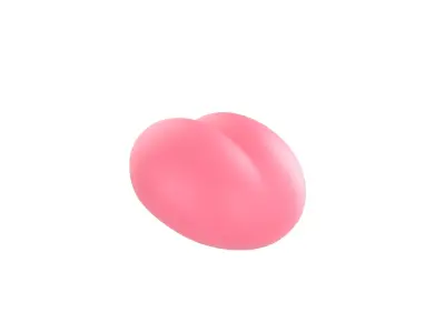 Tongue 001 Low-poly 3D model purchase