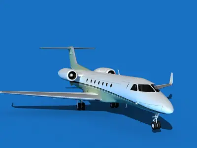 Embraer Legacy 500 V14 3D model