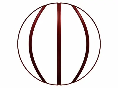 Wireframe Shape Basketball 3D print model