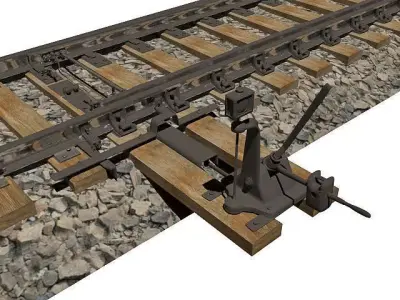 Railway arrow 3D model