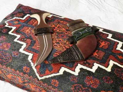 Oman knife 3D model