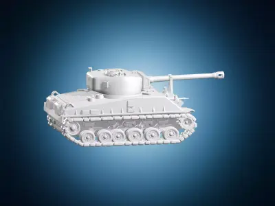 Historical Military Tank Model 3D print model