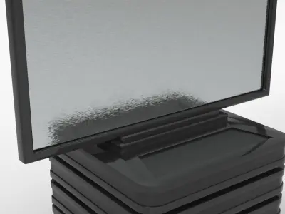 Outdoor Advertising Stand V7 3D model