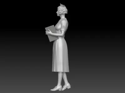 PIN UP NURSE 2 3D print model