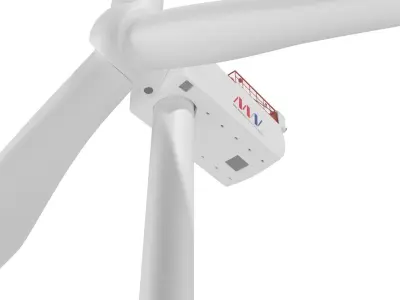 Wind Turbine Vestas V164 9 MW 3D model