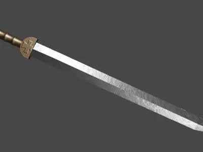 Gladius sword Low-poly 3D model shop