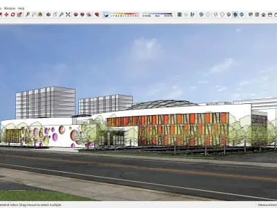 Sketchup Kindergarten B10 3D model