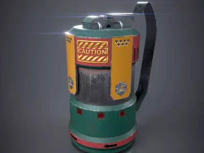 PBR HE Grenade Low-poly 3D model