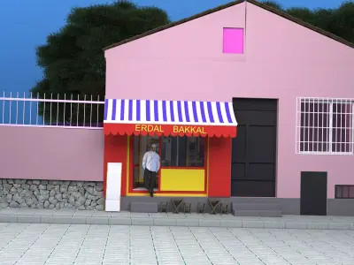 izometric design Free low-poly 3D model