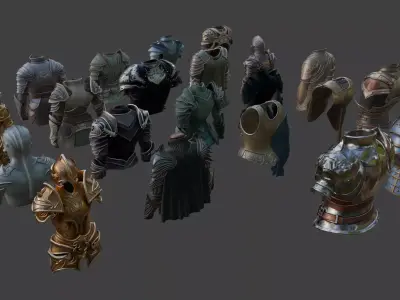 Medieval Fantasy Armor Pack 3D model