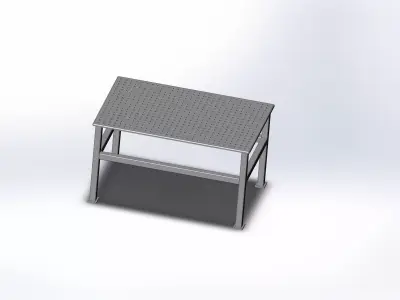 weldment table 3D model