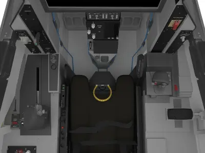 F-35 Cockpit 3D model purchase