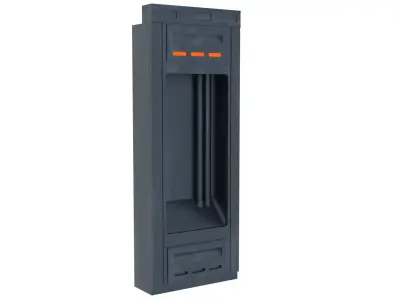 Echo Base Cupboard 1-18 scale Hasbro Kenner 3D print model