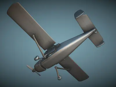 Max Holste MH-1521 Broussard - 3D Printable Model 3D print model
