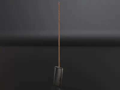 Digging Pack Low-poly 3D model