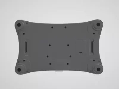 Wii Balance Board Wii Fit 2ND Low-poly 3D model