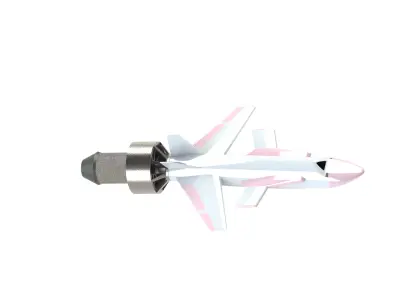 VX 91 SPECTER INTERCEPTOR  ROGUE ENGINE VARIANT Free low-poly 3D model