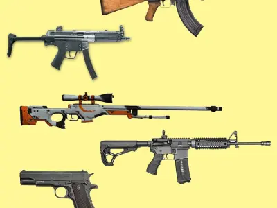Small Military Pack Low-poly 3D model