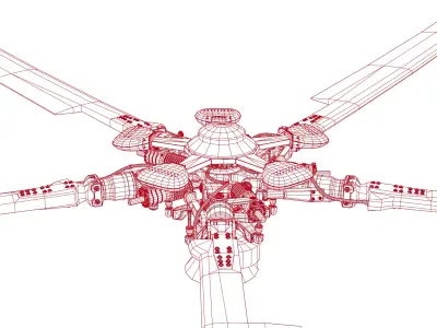helicopter Rotor 3D model