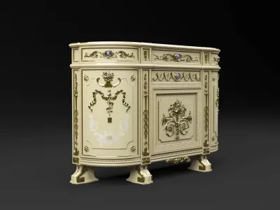 Classic Cabinet 3D model buy