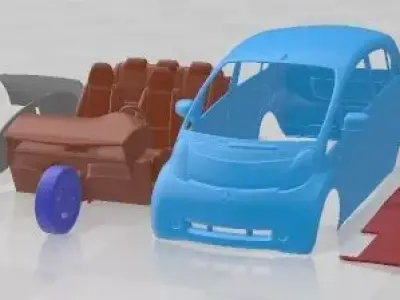 Mitsubishi i MiEV 2012 Printable Car 3D print model