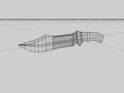 Hunting Knife Free 3D model