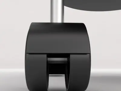 Wheel garbage dustbin 3d model 3D model