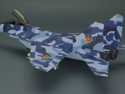 Mikoyan MiG-29 3D model shop