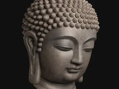 Buddha Head 3D model
